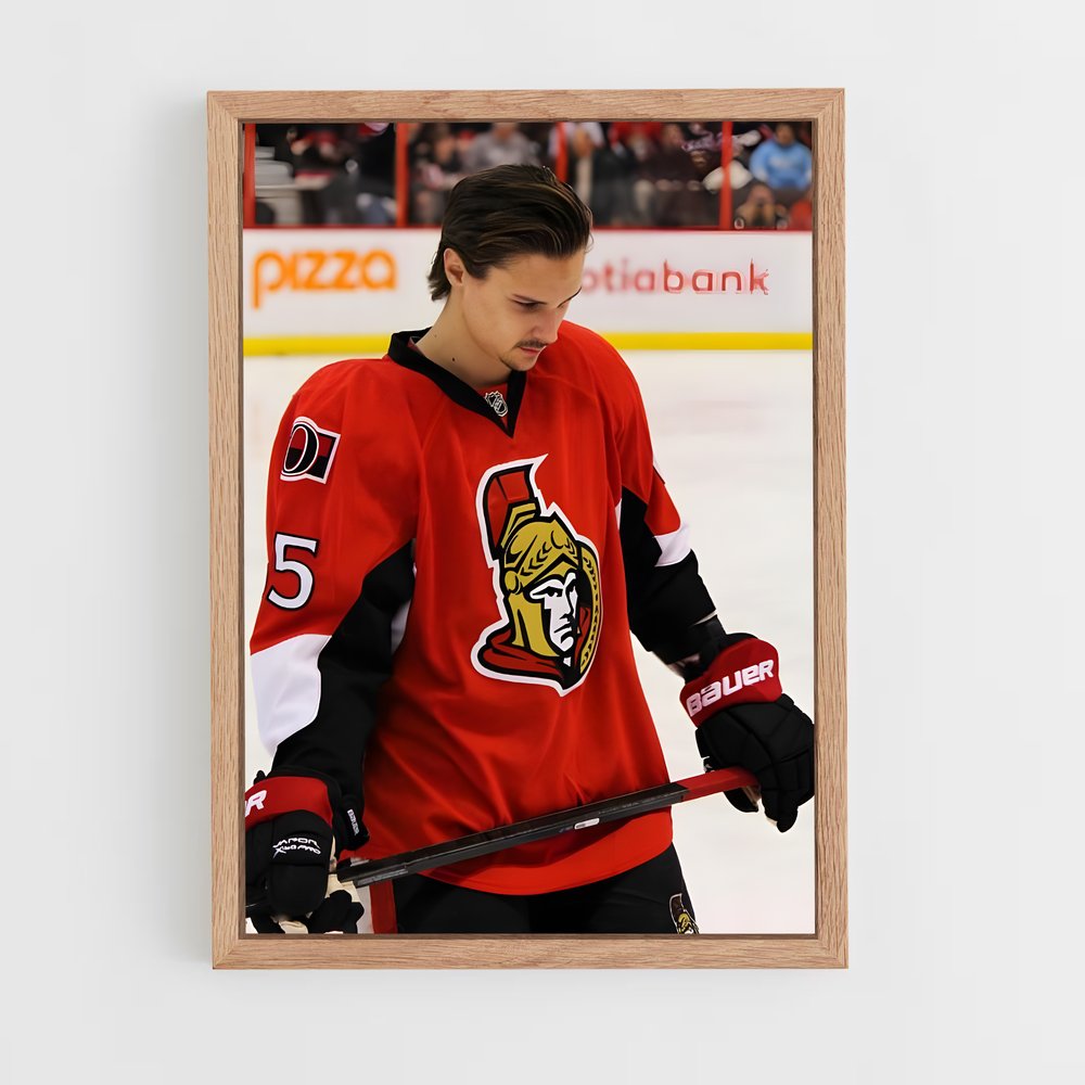 Poster Erik karlsson – affiche Hockey sur glace (vue 4)